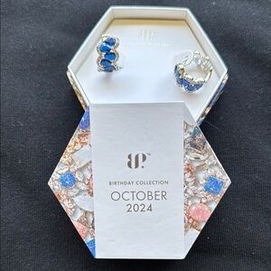 BOMB PARTY sapphire earrings